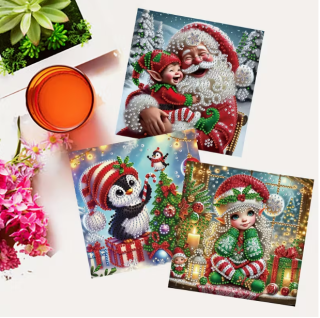 Diamond Painting12-teilig Weihnachtskarten